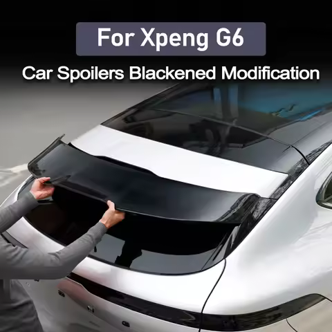 For Xpeng G6 2023 2024 Xiaopeng G6 Car Tail Wing Upgrade Sports Black Samurai Car Spoilers Car Modif
