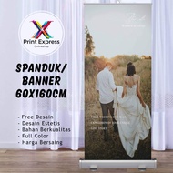 Print Pre-Wedding Moment Banners 60x160 Cm, Free Request