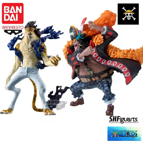 Bandai Original In Stock One Piece Anime Garage Banpresto Marshall D Teach King of artist Rob Lucci 