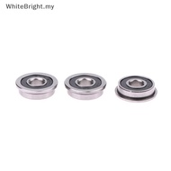 # WBMY #  10Pcs F695-2RS Stainless Steel Bearing Flanged Miniature Deep Groove Ball Bearings F695 RS