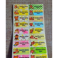 Rilakuma name label sticker label name waterproof