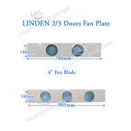 Linden / Aseco Refrigerator Colorbond Fan Plate / 2 / 3 Doors