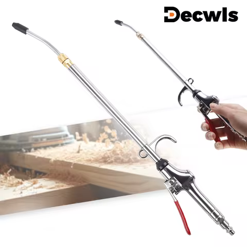 Large Capacity Retractable Blow Gun,Powerful Industrial Air Blow Gun,Aluminum Dust Removal Gun,Blowe