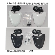 HELMET ARAI SZ RAM1/RAM2/RAM3/RAM4 - SIDE COVER + BRACKET+ SCREW (OEM)