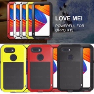 LOVEMEI Powerful Metal Waterproof Case For OPPO R15 R15 Pro Full Body Back Cover Aluminum Armor