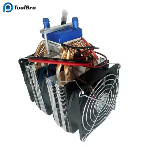 180W Semiconductor Refrigeration Fish Tank Chiller 12V Refrigerator Cooling-water Machine Chiller Wa