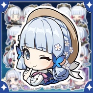 [Genshin Impact] Sticker ayaka Kamisato - chibi ayaka stickers (set of 21 pictures)