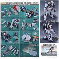 Para Sa EG 1/144 Entry Grade Rx-93 Nu V Model Kit Aw9 S038 Metal Etail-Up Part Photo-Etched Sheet N