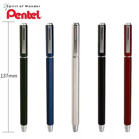 1Pcs Pentel Gel Pen 0.5mm BLN665 Metal Needle Tip Office Signature Pen Student Exam with Quick Dry W