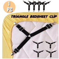 KP 1 Pcs BedSheet Triangle Clip BedSheet Clipper Holder Bed Sheet Clip Clipper Gripper Mattress Clip