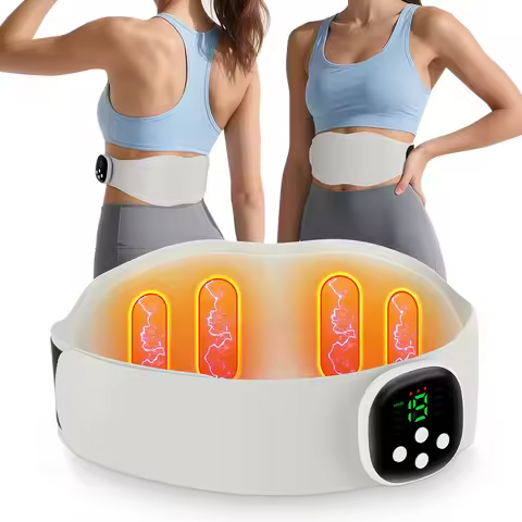 EMS Massage Belt Smart Heating Warm Massager Heating Waist and Abdomen Massager