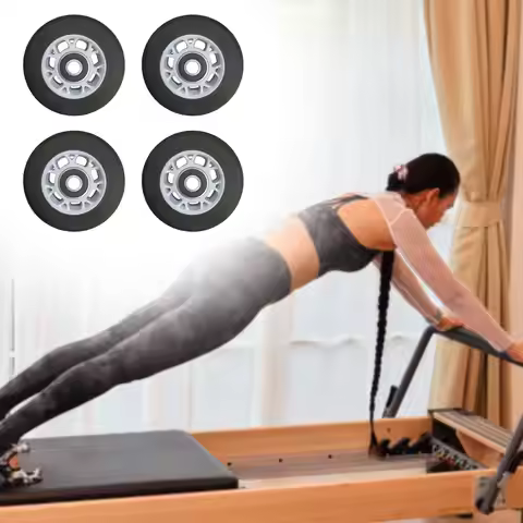 4 Pcs Pilates Reformer Wheels Pilates Reformer Parts Wear Resistant Replacement Pilates Bed Wheels f