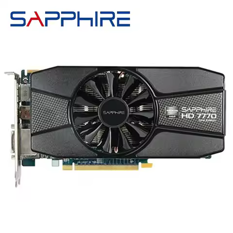 SAPPHIRE Radeon HD 7770 1GB Graphics Cards GPU For AMD HD7770 1G GDDR5 Video Cards PC Computer Gamin