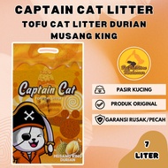 Captain Cat Litter Tofu Cat Litter Durian Civet King 7 Liters