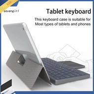 SEV Universal Tablet Keyboard Tablet Keyboard Cover Multi-device Bluetooth Keyboard with Touchpad Tablet Holder for Ipad Tablets 3-in-1 Wireless Keyboard Case