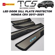 TCS HONDA CRV 2017-2021 LED DOOR SILL PLATE PROTECTOR ACCESSORIES