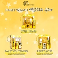 MRASKIN GLOW / PAKET ACNE / PAKET BASIC / PAKET ACNE / KEMASAN BARU / MRASKIN GLOW ORIGINAL / BPOM