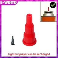E-WOITD 10Pcs Butane Nozzle Adapter Convert Cassette Tank Into Inflatable Tank Gas Nozzle Connector 