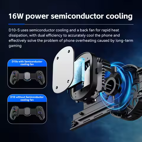 BSP D10 D10S Stretching Cooling Game Controller For SWITCH/Android/Apple IOS Tablet /PS3/PS4 ForXBOX