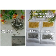 Bamboo Stopper 2mm Pepper Stopper 2mm 2.5mm Tube Stopper String Stopper Round Pepper Stopper Bracele