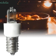NICKOLAS Halogen Lamp, High Temperature Resistant 500℃ 50W 12V Oven Light Bulb, Durable E14 Safe Bright Dryer Microwave Light Bulb Fridge