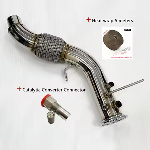 Downpipe for BMW X5 E70 3.0D downpipe x6 E71 E72 3.0D turbo exhaust pipe
