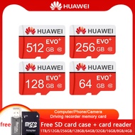 Huawei High Speed Micro SD Card, Class 10 TF Card, 512GB, 256GB, 128GB, 64GB, 32GB, compatible with mobile phones, computers, camera monitoring