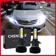 . สำหรับ Toyota Altis (E140) ปี 2006 ถึง 2012 2013 (ไฟหน้า) - V4 6000K ชุดหลอดไฟ LED เปลี่ยนหลอดฮาโล