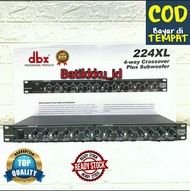 [TOP QUALITY BISA COD] CROSSOVER DBX 224XL / 224 XL 4 WAY + SUBWOOFER OUTPUT WARNA FULL HITAM