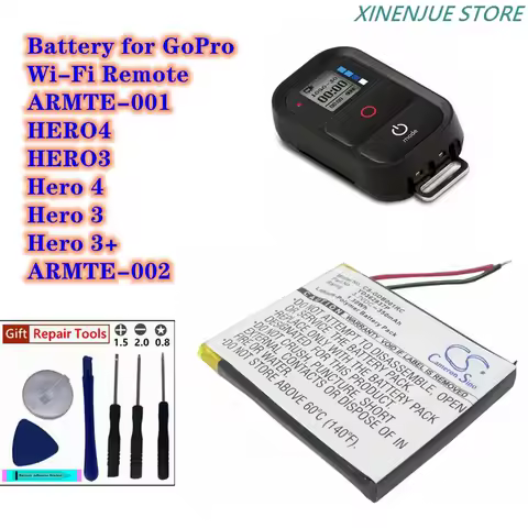 Remote Control Battery 3.7V/350mAh YD362937P for GoPro ARMTE-001,Hero 3,Hero 3+,Hero 4,HERO3,HERO4,W