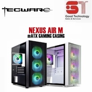 Tecware NEXUS AIR M (Black / White) TG ARGB M-ATX Case