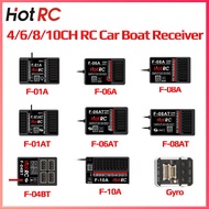 Hotrc 4/6/8/10 CH F-04BT F-06AT F-08AT F-01AT F-10A 2.4GHz Voltage Return Control Gyro Receiver For 