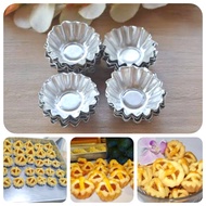 40pc Cetakana Kue Nastar Mini Daun & Bulat