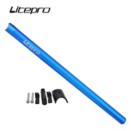 Litepro For Fnhon Folding Bike CNC Aluminum Alloy 33.9 * 600MM Seatpost Ultralight 338G Seat Post Rod Pipe Seat Tube