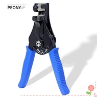 PEONIES Wire Stripper, Automatic Blue Crimping Tool, Durable High Carbon Steel Wiring Tools Cable