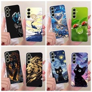 For Samsung Galaxy A57 Case SM-A576B Cute Animals Fashion Painted Cover Soft Silicone Case For Samsu