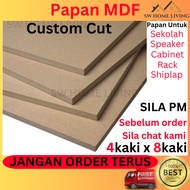 SW Papan MDF custom Projek DIY pertukangan rak kabinet kraftangan dekorasi MDF Board