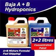 Baja AB 4 litres (Hydroponics Booster/Fertilizer)  (2 litres A + 2 litres B) FREE MEASURING CUP!
