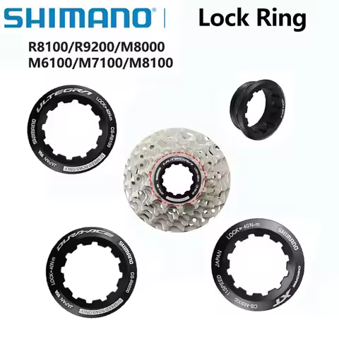 Shimano MTB Road Bike Freewheel Lock Ring For Ultegra R8100 DURA-ACE R9200 XT M8000 M6100 M7100 M810