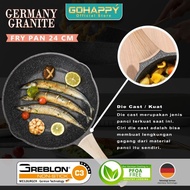 Granite Frypan Germany Granite GHG85 Gohappy fry pan