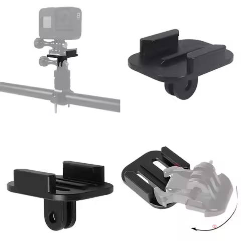Quick Release Base for Gopro Accessories Alloy Adapter CNC Base Mount Flat Tripod Adapter for Go Pro