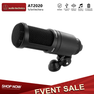 ชุดไมโครโฟนคอนเดนเซอร์มืออาชีพ Audio Technica AT2020 สำหรับสตูดิโอบันทึกเสียง
