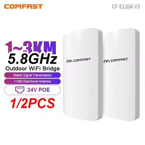 COMFAST 5.8G 300M Outdoor Wifi CPE Bridge Wifi Router Long Range Extender Repeater AP Access Point 1