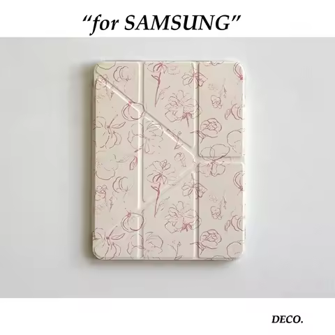 For Samsung Galaxy Tab A8/A9/A11+FE LITE PLUS/Galaxy Tab S6 Lite/S7/S8/S9/S10+ FE "Pink peony" 3+Y-f