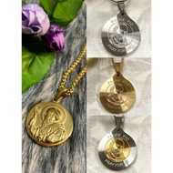 Stainless Padre Pio Necklace & Set