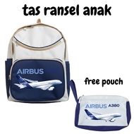 AIRBUS A380 PLANE PICTURE CHILDREN'S BACKPACK