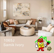 1065J SAMIK IVORY ( 7L ) ZINXER COLOUR GO - Matt Finished Interior Acrylic Emulsion Paint for Wall &