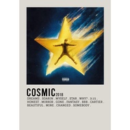 【READY STOCK】Poster Cover COSMIC by Bazzi for Room/Barber/Gift/Gym
