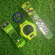 BNB DW6900 JELLY VR46 CUSTOM CORAK JELLY GREEN LIMITED STYLE (BARANG GRED)