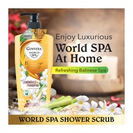 GINVERA World Spa Shower Scrub 750ML Balinese Lemongrass And Frangipani